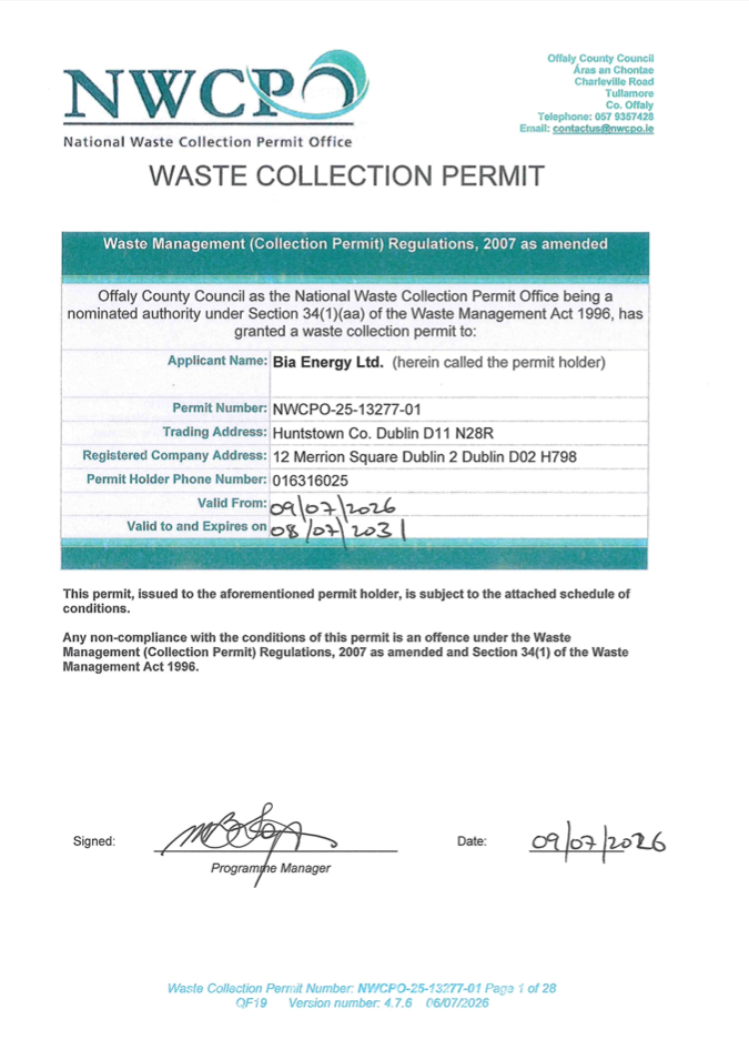 NWCPO Permit